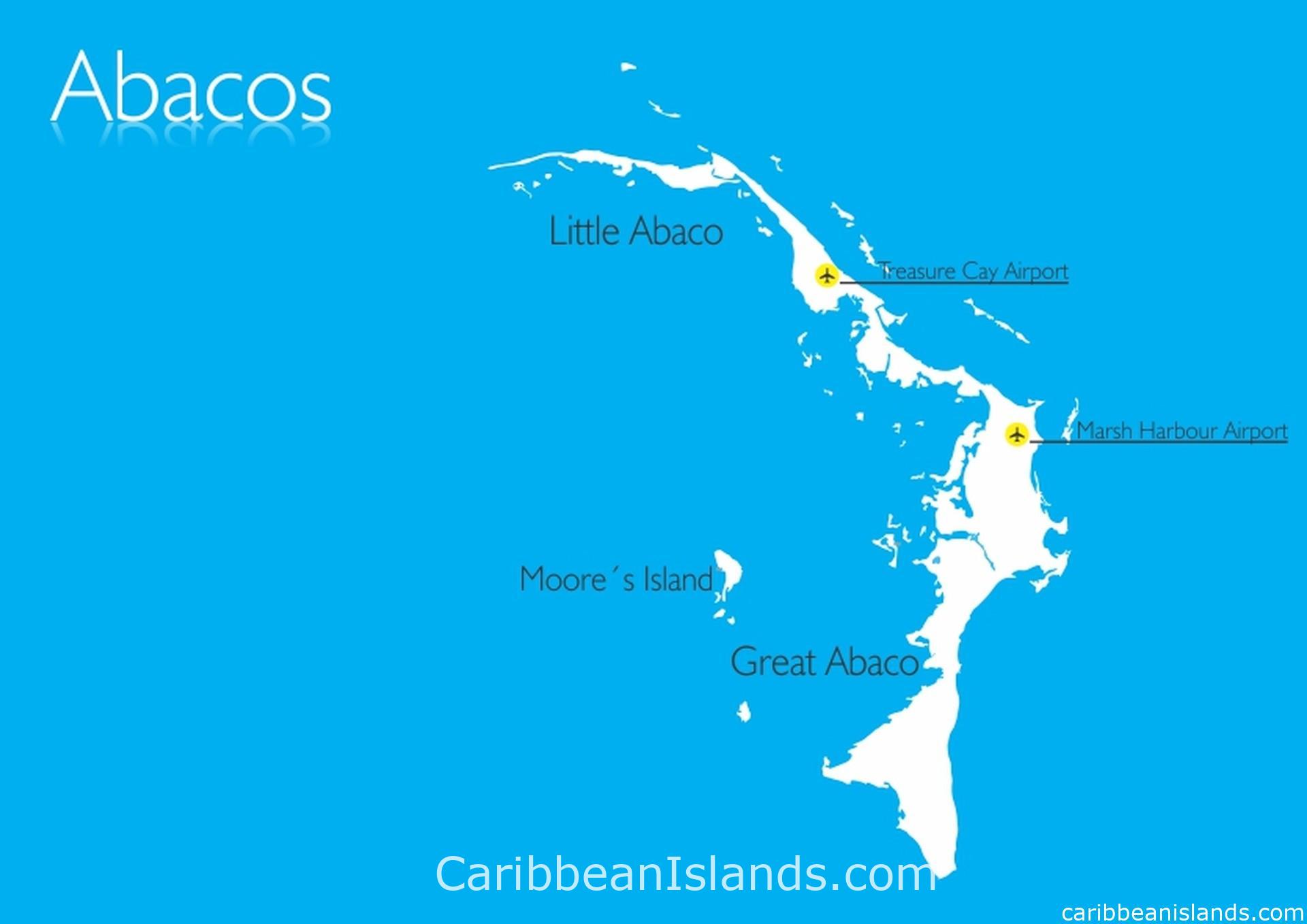 Abacos map